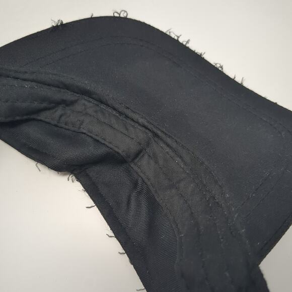 Jimmy John's Sun Visor Hat Black One Size Adjustable Lightweight Embroidered - Picture 7 of 8